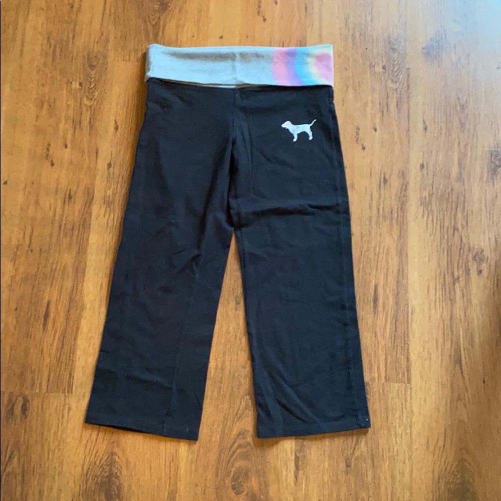 ‘PINK’ by VS cropped yoga pants/leggings.